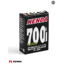 Камера велосипедная KENDA 28 700х18-25C, спорт. ниппель 48мм Камера велосипедная KENDA 28 700х18-25C, спорт. ниппель 48мм