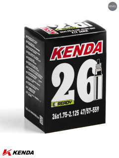 Камера велосипедная KENDA 26x1,75-2,125, спорт. ниппель 32мм