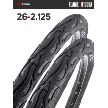 Комплект 2 шт. - Покрышка велосипедная KENDA FLAME K1008A 26x2,125 (57-559) Комплект 2 шт. - Покрышка велосипедная KENDA FLAME K1008A 26x2,125 (57-559)