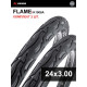 Комплект 2 шт. - Покрышка велосипедная KENDA FLAME K1008A 26x3,00 (68-507)