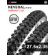Комплект 2 шт. - Покрышка велосипедная KENDA NEVEGAL K1010 27,5x2,35 (58-584), 60TPI, грязевой протектор