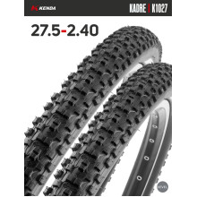 Комплект 2 шт. - Покрышка велосипедная KENDA KADRE K1027 27,5x2,40 (60-584) Комплект 2 шт. - Покрышка велосипедная KENDA KADRE K1027 27,5x2,40 (60-584)