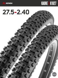 Комплект 2 шт. - Покрышка велосипедная KENDA KADRE K1027 27,5x2,40 (60-584)