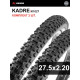 Комплект 2 шт. - Покрышка велосипедная KENDA KADRE K1027 27,5x2,20 (56-584), грязевой протектор