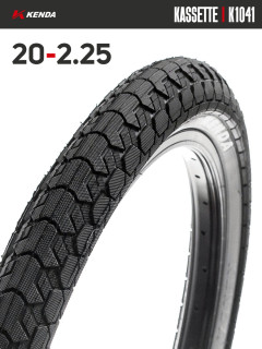 Покрышка велосипедная KENDA KASSETTE K1041 20x2,25 (58-406)
