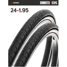 Комплект 2 шт. - Покрышка велосипедная KENDA KOMMUTER K1045 24x1,95 (50-507)
