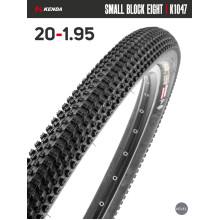 Покрышка велосипедная KENDA SMALL BLOCK EIGHT K1047 20x1,95 (50-406)