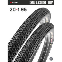 Комплект 2 шт. - Покрышка велосипедная KENDA SMALL BLOCK EIGHT K1047 20x1,95 (50-406) Комплект 2 шт. - Покрышка велосипедная KENDA SMALL BLOCK EIGHT K1047 20x1,95 (50-406)