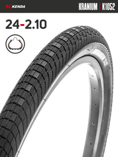 Покрышка велосипедная KENDA KRANIUM K1052 24x2,10 (54-507), усиленные стенки