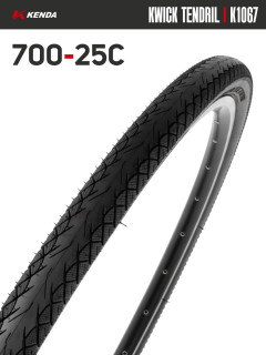 Покрышка велосипедная KENDA KWICK TENDRIL K1067 700x25С (25-622)