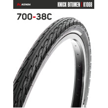 Покрышка велосипедная KENDA KWICK BITUMEN K1068 700x38С (40-622) Покрышка велосипедная KENDA KWICK BITUMEN K1068 700x38С (40-622)