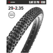 Покрышка велосипедная KENDA SLANT SIX PRO K1080 29x2,35 (58-622), 120TPI, L3PRO, складная Покрышка велосипедная KENDA SLANT SIX PRO K1080 29x2,35 (58-622), 120TPI, L3PRO, складная