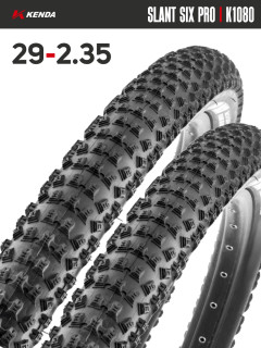 Комплект 2 шт. - Покрышка велосипедная KENDA SLANT SIX PRO K1080 29x2,35 (58-622)