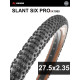 Покрышка велосипедная KENDA SLANT SIX PRO K1080 27,5x2,35 (60-584), грязевой протектор, коричн. боковина
