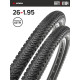 Комплект 2 шт. - Покрышка велосипедная KENDA FIFTY K1104A 26x1,95 (50-559), 60TPI