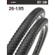 Комплект 2 шт. - Покрышка велосипедная KENDA FIFTY K1104A 26x1,95 (50-559)