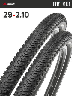Комплект 2 шт. - Покрышка велосипедная KENDA FIFTY K1104A 29x2,10 (54-622)