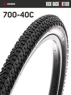 Покрышка велосипедная KENDA KICK BACK K1109 700x40С (42-622)