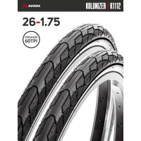 Комплект 2 шт. - Покрышка велосипедная KENDA KOLONIZER K1112 26x1,75 (47-559), 60TPI, DTC (E+L3RPRO) Комплект 2 шт. - Покрышка велосипедная KENDA KOLONIZER K1112 26x1,75 (47-559), 60TPI, DTC (E+L3RPRO)