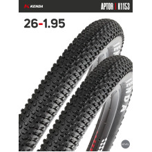 Комплект 2 шт. - Покрышка велосипедная KENDA APTOR K1153 26x1,95 (50-559) Комплект 2 шт. - Покрышка велосипедная KENDA APTOR K1153 26x1,95 (50-559)