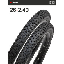 Комплект 2 шт. - Покрышка велосипедная KENDA K1164 26x2,40 (60-559) Комплект 2 шт. - Покрышка велосипедная KENDA K1164 26x2,40 (60-559)