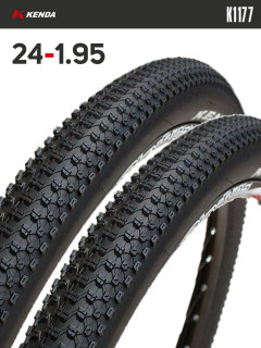 Комплект 2 шт. - Покрышка велосипедная KENDA K1177 24x1,95 (50-507)