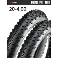 Комплект 2 шт. - Покрышка велосипедная KENDA KRUSADE SPORT K1188 20x4,00 (98-406), 60TPI Комплект 2 шт. - Покрышка велосипедная KENDA KRUSADE SPORT K1188 20x4,00 (98-406), 60TPI