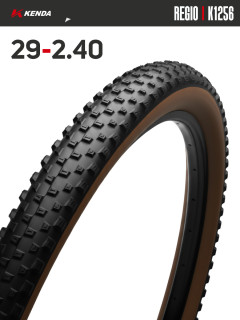 Покрышка велосипедная KENDA REGIO K1256 29x2,40 (61-622), коричневая боковина