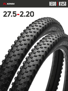 Комплект 2 шт. - Покрышка велосипедная KENDA REGIO K1256 27,5x2,20 (56-584)