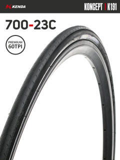 Покрышка велосипедная KENDA KONCEPT K191 700x23С (23-622), 60TPI