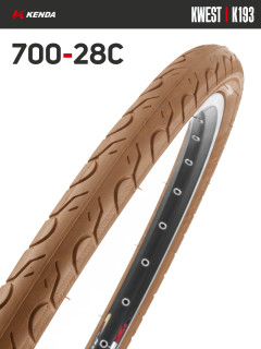Покрышка велосипедная KENDA KWEST K193 700x28С (28-622)