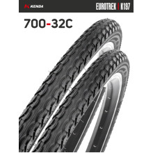Комплект 2 шт. - Покрышка велосипедная KENDA EUROTREK K197 700x32С (32-622) Комплект 2 шт. - Покрышка велосипедная KENDA EUROTREK K197 700x32С (32-622)