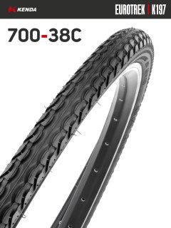 Покрышка велосипедная KENDA EUROTREK K197 700x38С (40-622)