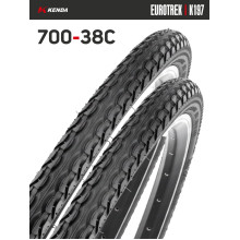 Комплект 2 шт. - Покрышка велосипедная KENDA EUROTREK K197 700x38С (40-622) Комплект 2 шт. - Покрышка велосипедная KENDA EUROTREK K197 700x38С (40-622)
