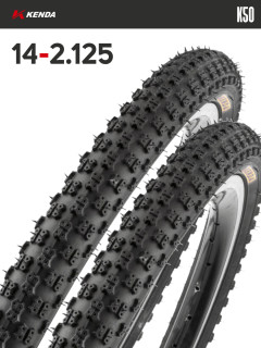 Комплект 2 шт. - Покрышка велосипедная KENDA K50 14x2,125 (54-254)