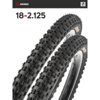 Комплект 2 шт. - Покрышка велосипедная KENDA K50 18x2,125 (57-355), грязевой протектор