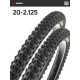 Комплект 2 шт. - Покрышка велосипедная KENDA K50 20x2,125 (57-406)