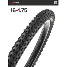 Покрышка велосипедная KENDA K50 16x1,75 (47-305) Покрышка велосипедная KENDA K50 16x1,75 (47-305)