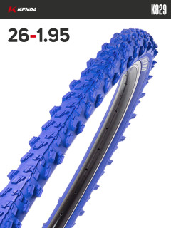 Покрышка велосипедная KENDA K829 26x1,95 (50-559), синяя