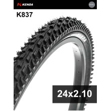 Покрышка велосипедная KENDA K837 24x2,10 (54-507), грязевой протектор, черно-бел. Покрышка велосипедная KENDA K837 24x2,10 (54-507), грязевой протектор, черно-бел.