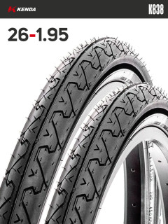 Комплект 2 шт. - Покрышка велосипедная KENDA K838 26x1,95 (50-559)