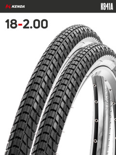 Комплект 2 шт. - Покрышка велосипедная KENDA KONTACT K841A 18x2,00 (50-355)