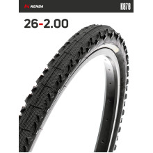 Покрышка велосипедная KENDA KRISP K878 26x2,00 (50-559) Покрышка велосипедная KENDA KRISP K878 26x2,00 (50-559)