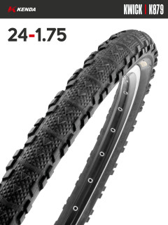 Покрышка велосипедная KENDA KWICK K879 24x1,75 (47-507)