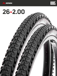 Комплект 2 шт. - Покрышка велосипедная KENDA K885 26x2,00 (50-559)