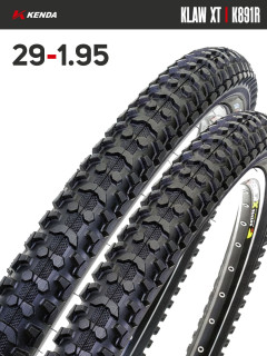 Комплект 2 шт. - Покрышка велосипедная KENDA KLAW XT K891R 29x1,95 (50-622)