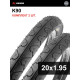 Комплект 2 шт. - Покрышка велосипедная KENDA K90 20x1,95 (50-406), слик протектор