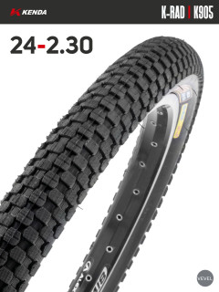 Покрышка велосипедная KENDA K-RAD K905 24x2,30 (58-507)