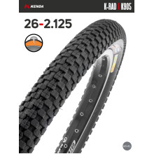 Покрышка велосипедная KENDA K-RAD K905 26x2,125 (56-559), антипрокольная Покрышка велосипедная KENDA K-RAD K905 26x2,125 (56-559), антипрокольная