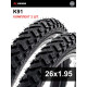 Комплект 2 шт. - Покрышка велосипедная KENDA K91 26x1,95 (50-559), грязевой протектор